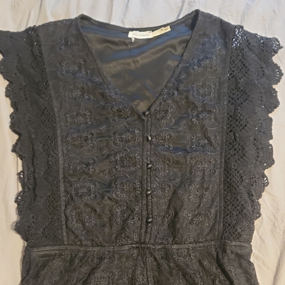 Black Lace Romper - Picture 2 of 8